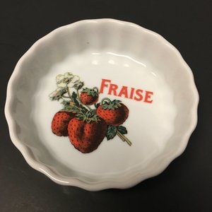 Williams Sonoma Ceramic Fruit Tart Dishes Italy Rosanna Apricots & Straw…